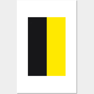 Watford Black and Yellow Half Jersey Posters and Art